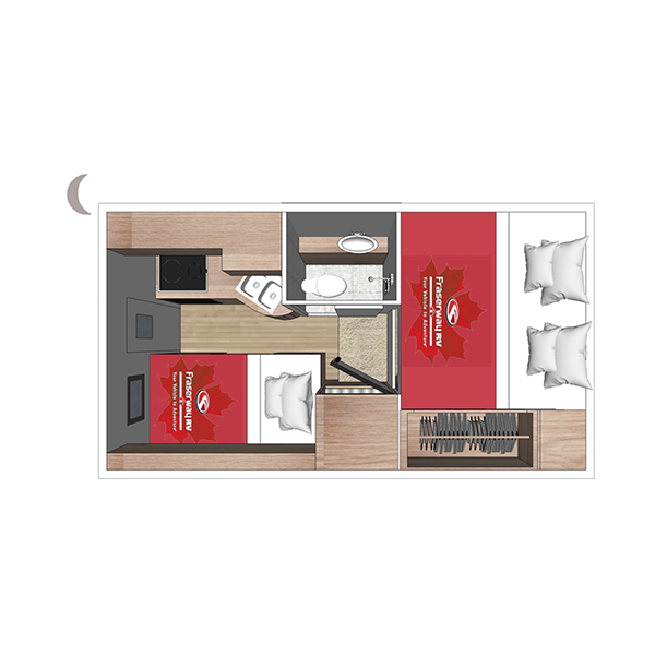 Truck Camper, , floor-plans-night image number 0